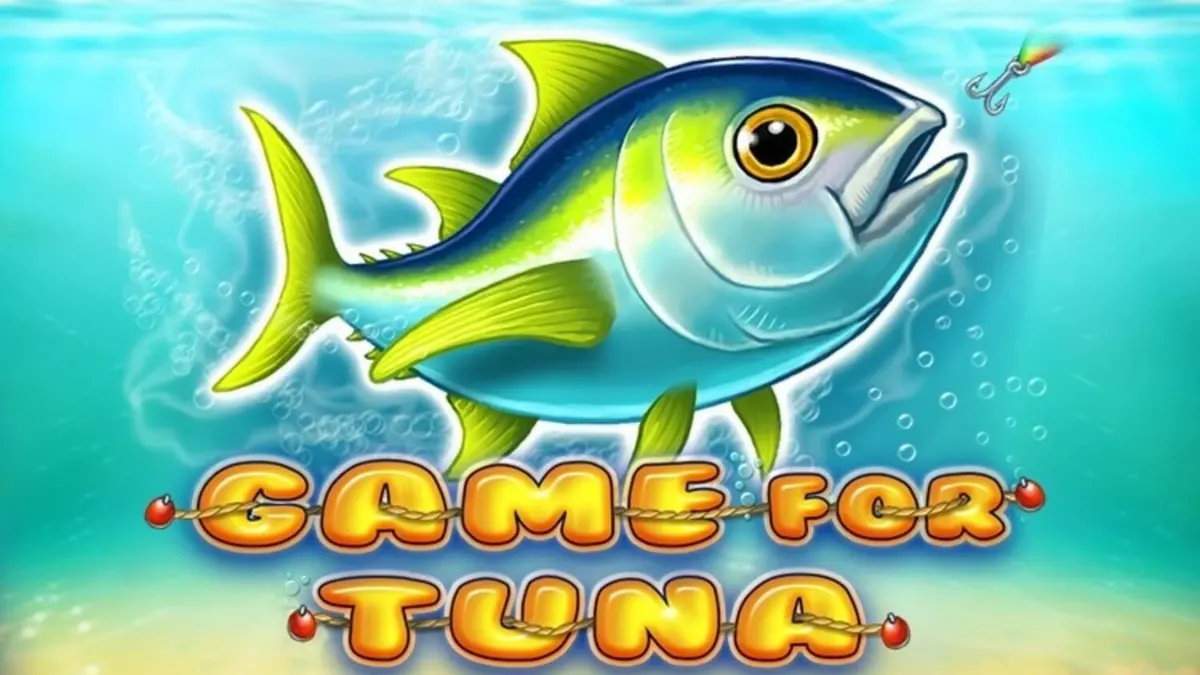 Tampilan visual slot Game for Tuna dengan tema bawah laut dan nelayan